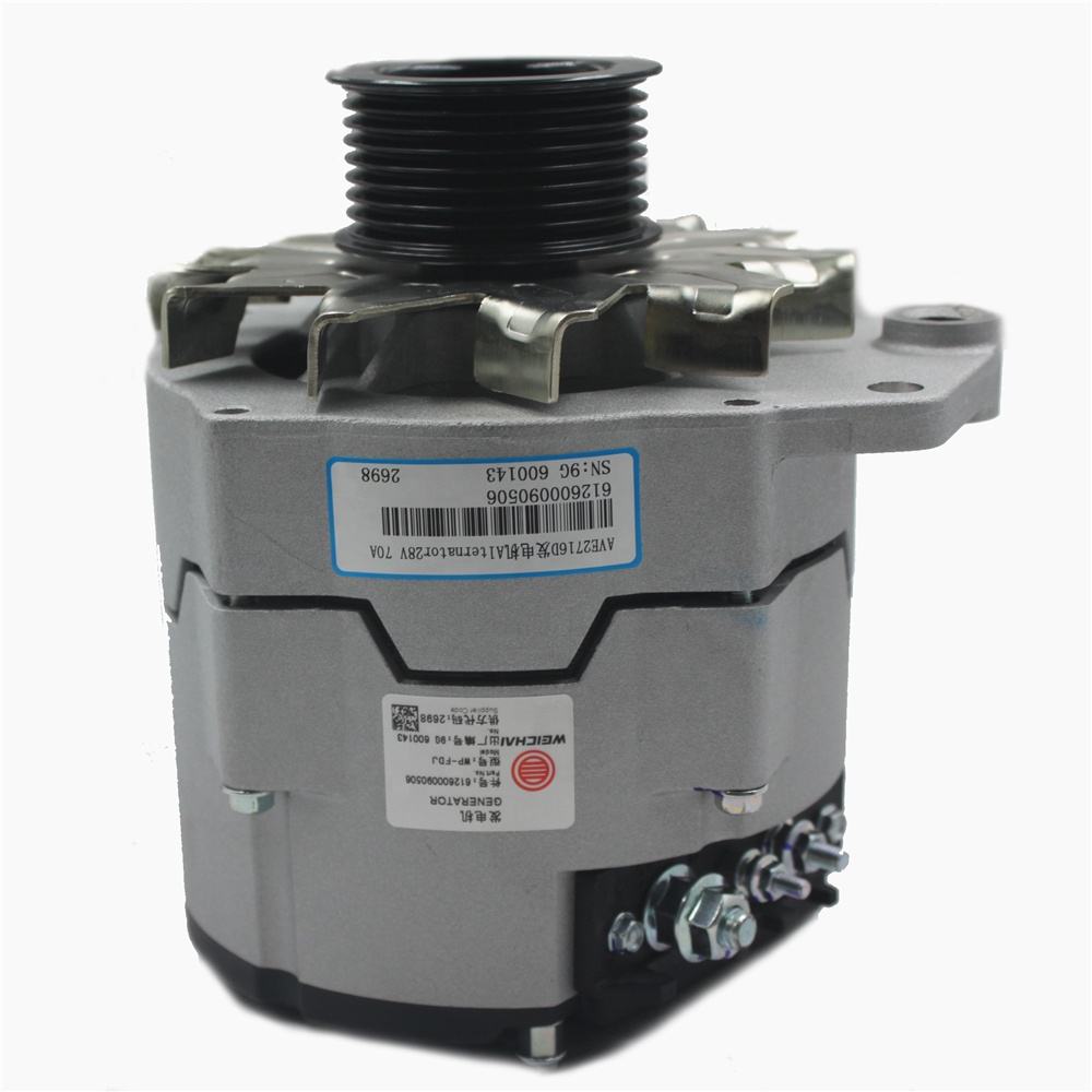 612600090506 Vrachtwagen WD615 WP10 motoronderdelen dynamo voor Weichai Sinotruck Shacman